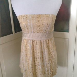 EXPRESS - Gold  tube top small